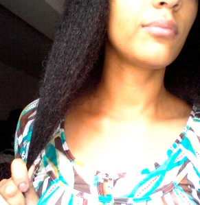 Stretched hair length